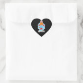Kanker Sterrenbeeld Schattigee kat Astrologie Horo Hart Sticker (Tas)
