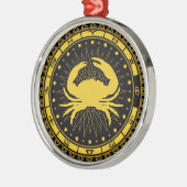 Kanker - Sterrenbeeld - Symbool - Horoscoop Metalen Ornament (Links)
