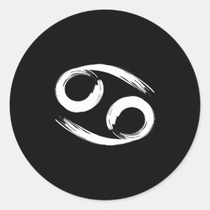 KANKER Sterrenbeeld Zomer Juni Juli Astrologie Ronde Sticker