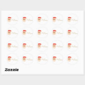 kanker. steun Kerstmis Vakantie Stickers Labels (Vel)