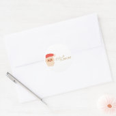 kanker. steun Kerstmis Vakantie Stickers Labels (Envelop)
