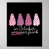 Kanker Support Squad Ghost Halloween Poster (Voorkant)