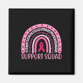 Kanker Support Squad Warrior Borstkanker Awarene Magneet (Voorkant)