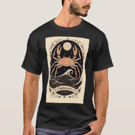 Kanker – T-shirt hemelse dierenriem kunst