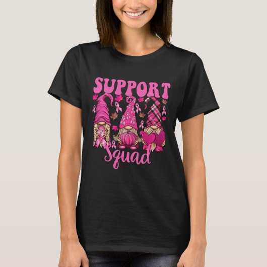 Kanker T-shirt voor vrouwen Gnomes Support Squad G (Voorkant)