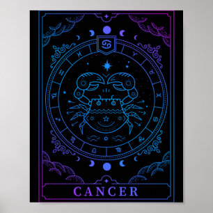 Kanker Tarotkaart Sterrenbeeld Horoscoop Liefhebbe Poster
