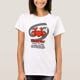 Kanker "The Crab" zodiaal astro-orode spaghatti bo T-shirt