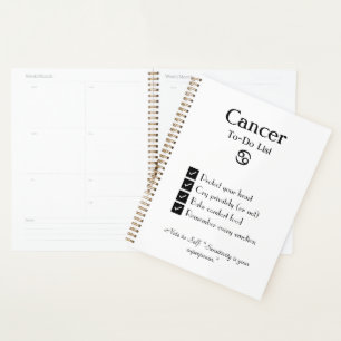 Kanker – to-do lijst planner