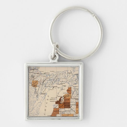 Kanker, tumor Michigan Sleutelhanger (Voorkant)