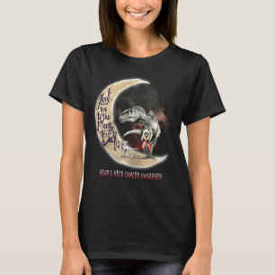 kanker van de hoofdhalskanker dinosaur t-shirt