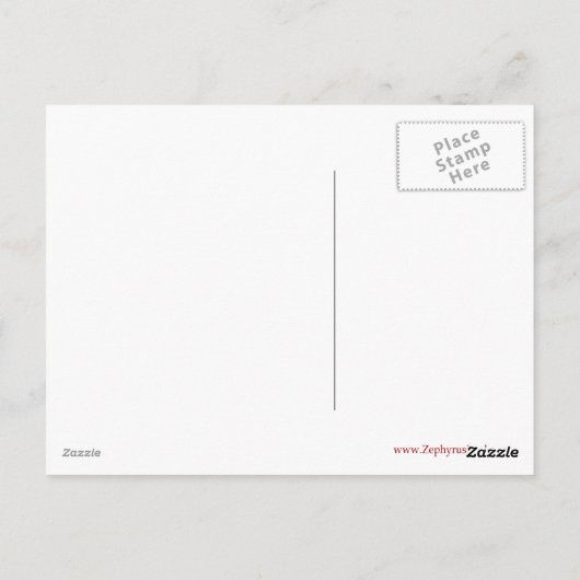 Kanker van de krab briefkaart (Achterkant)