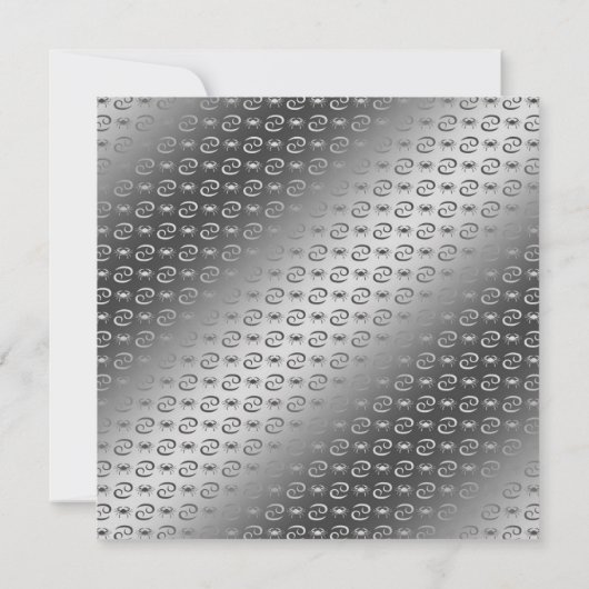 Kanker van de krab kaart (Achterkant)