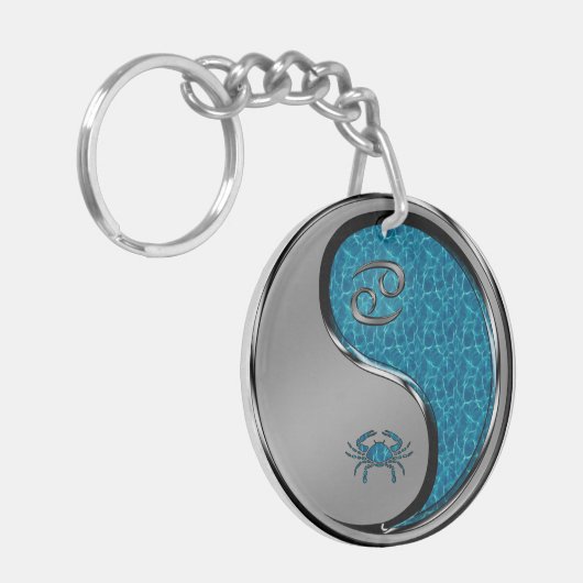 Kanker van de krab sleutelhanger (Voorkant Links)