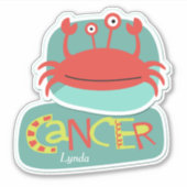 Kanker van de kruipdierentuin sticker (Voorkant)