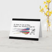 Kanker van de strijd: Al Kwestie van Linten Kaart (Gele Bloem)