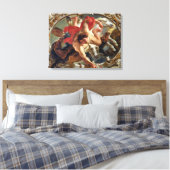 Kanker, van de Tekenen van de Zodiac Canvas Afdruk (Insitu (Slaapkamer))