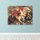 Kanker, van de Tekenen van de Zodiac Canvas Afdruk (Insitu (Houten vloer))