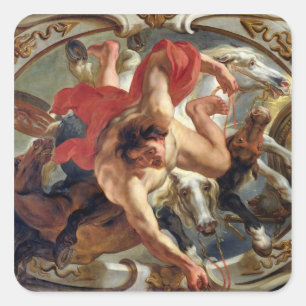 Kanker, van de Tekenen van de Zodiac Vierkante Sticker