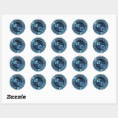 Kanker/varken Ronde Sticker (Vel)