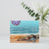 Kanker vecht tegen het virus briefkaart (Staand voorkant)