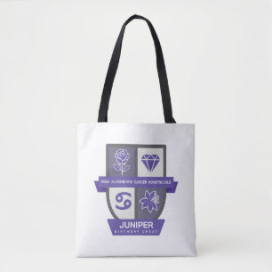 Kanker Verjaardag Crest™ voor 22-30 juni Tote Bag