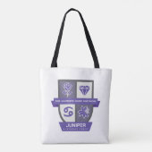 Kanker Verjaardag Crest™ voor 22-30 juni Tote Bag (Achterkant)