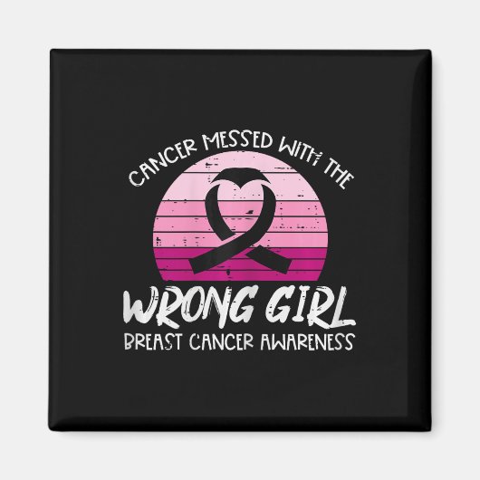 Kanker verpest met verkeerde meisje bewustzijn lin magneet (Voorkant)