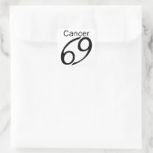 Kanker Vierkante Sticker (Tas)