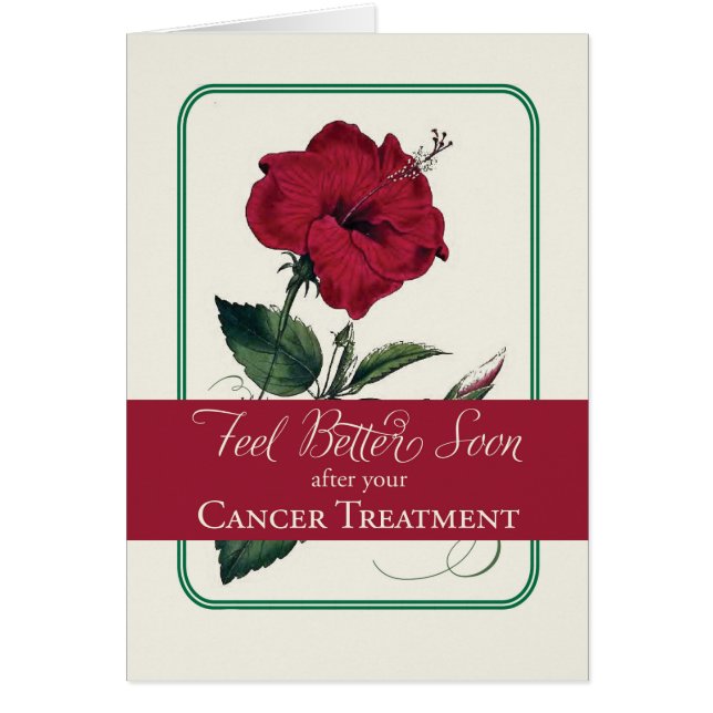 Kanker Voel je beter, Rode Hibiscus Bloem, Religie (Voorkant)