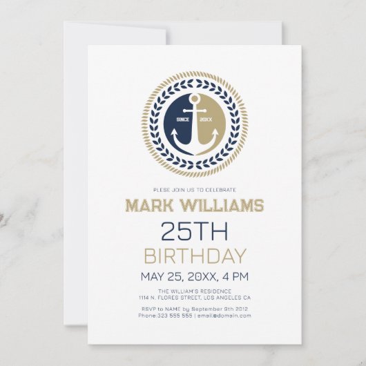 Kanker voor blauwe en gouden zeeschepen kaart (Voorkant)