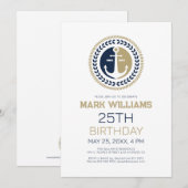 Kanker voor blauwe en gouden zeeschepen kaart (Voorkant / Achterkant)