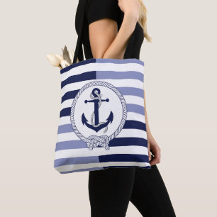 Kanker voor het blauwe marineschip voor de Noordze Tote Bag