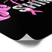 Kanker voor vrouwen Dit is mijn gevecht Shirt gelo Poster (Hoek)