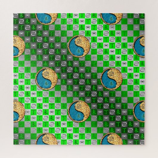 Kanker & Vuur Geit Legpuzzel (Verticaal)