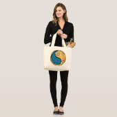 Kanker & Vuur Os Grote Tote Bag (Voorkant (model))