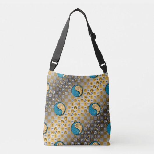 Kanker & Vuur Paard Crossbody Tas (Voorkant)