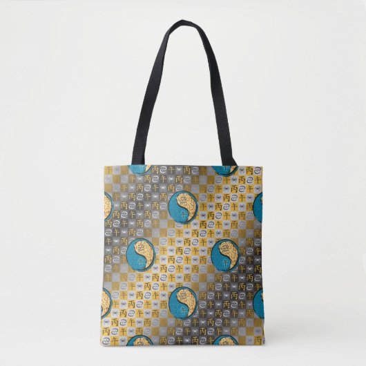 Kanker & Vuur Paard Tote Bag (Voorkant)