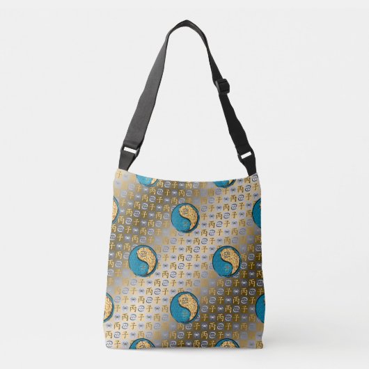 Kanker & Vuur Rat Crossbody Tas (Voorkant)