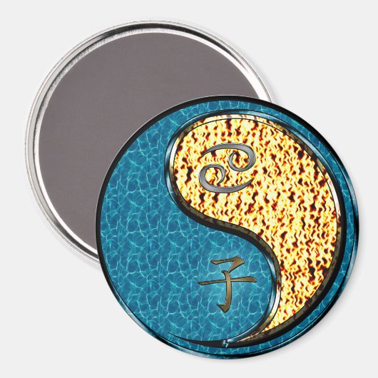 Kanker & Vuur Rat Magneet (Voorkant / Achterkant)