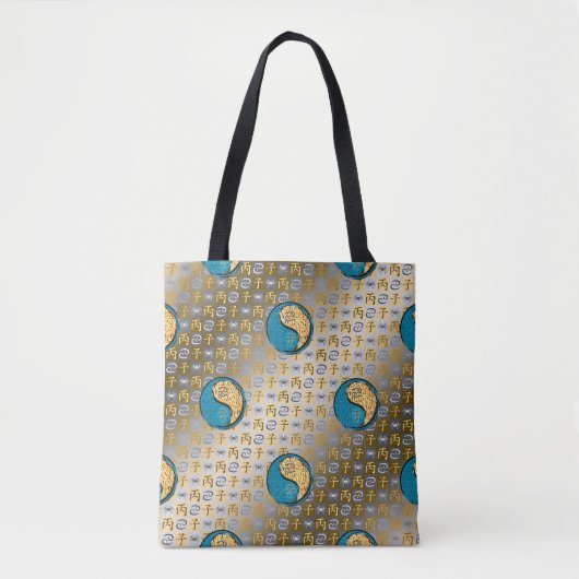 Kanker & Vuur Rat Tote Bag (Voorkant)