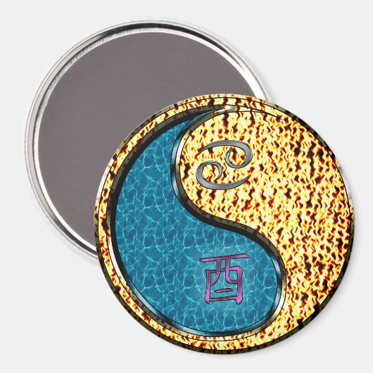 Kanker & Vuurhaan Magneet (Voorkant / Achterkant)