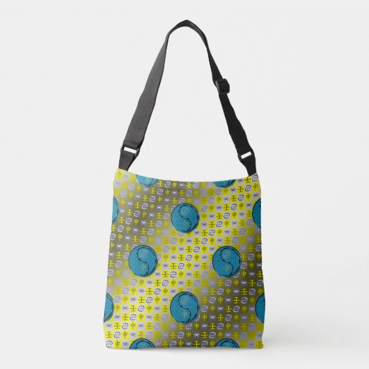 Kanker & Water Aap Crossbody Tas (Voorkant)