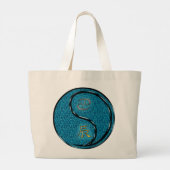 Kanker & Water Draak Grote Tote Bag (Achterkant)