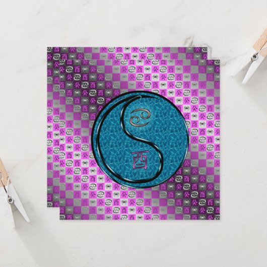 Kanker & Water Haan Kaart (Voorkant / Achterkant in situ)