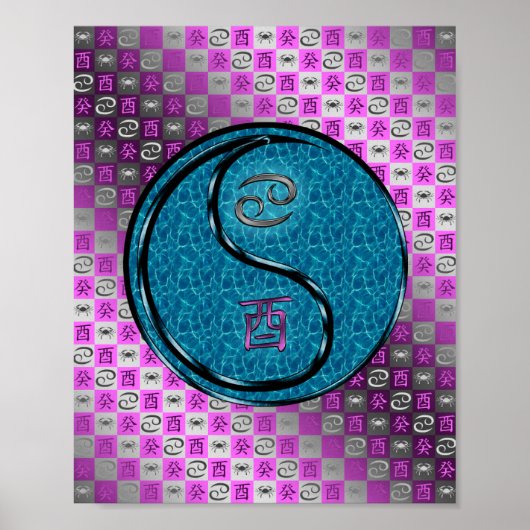 Kanker & Water Haan Poster (Voorkant)