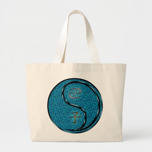Kanker & Water Rat Grote Tote Bag (Voorkant)