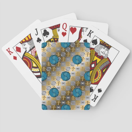 Kanker & Waterrat Pokerkaarten (Achterkant)