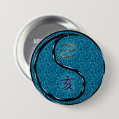 Kanker & Waterzwijn Ronde Button 7,6 Cm (Voorkant /achterkant)