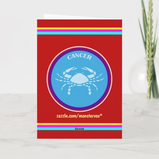 Kanker wenskaart kaart (Achterkant)