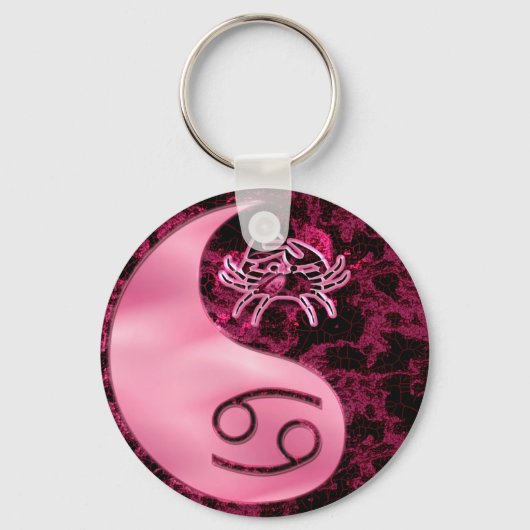 Kanker Yin Yang Sleutelhanger (Voorkant)